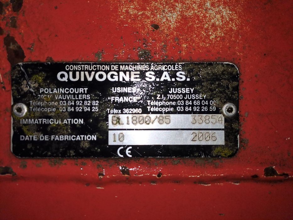 Capinadeira de 1.80 de corte