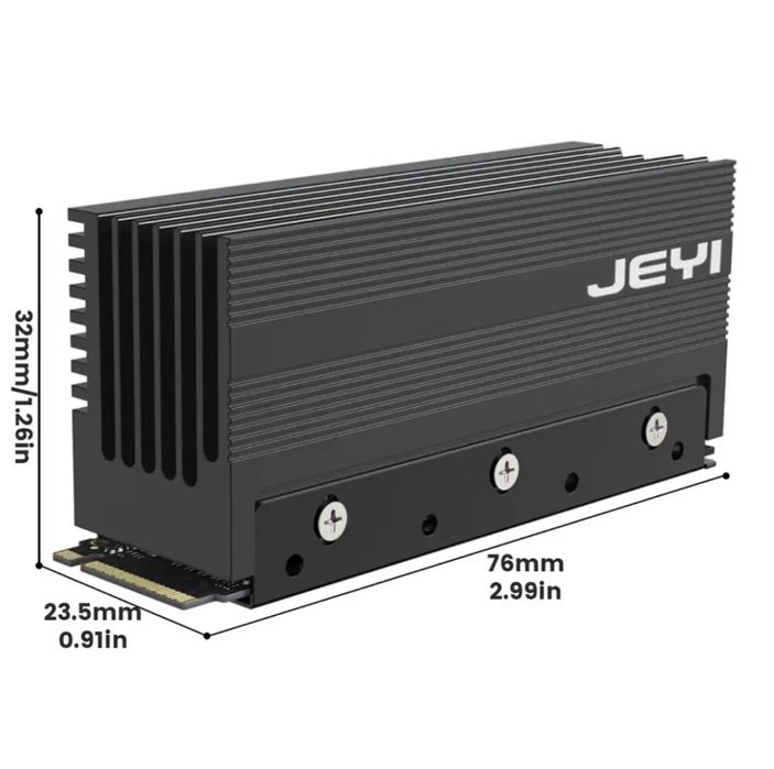 JEYI pasywne chlodzenie radiator termpoady Dysk Ssd Nvme Sata PCie M2