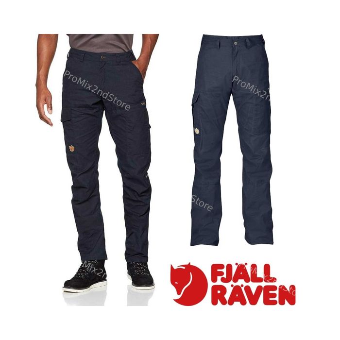 FJALLRAVEN Karl Pro Męskie Spodnie Trekkingowe G 1000 Dark Navy 48