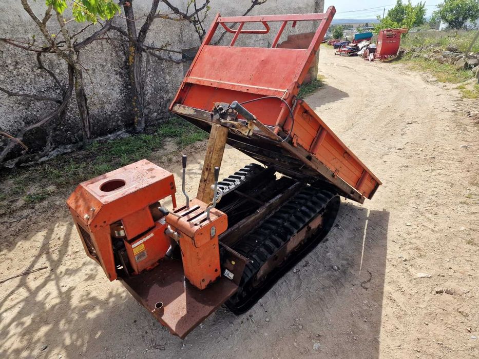 Mini dumper / Carro de mão de lagartas basculante a motor - GC-530
