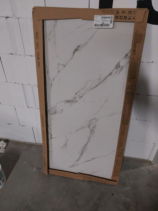 Gres calacatta marble white mat rectified 59,8x119,8 cersanit gatunek