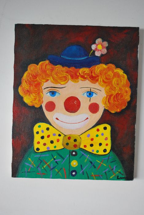 Clown Painting by Artist Luna