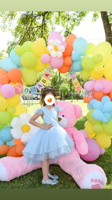 Випускне плаття,випускна сукня,нарядне плаття дівчинка,голубе плаття