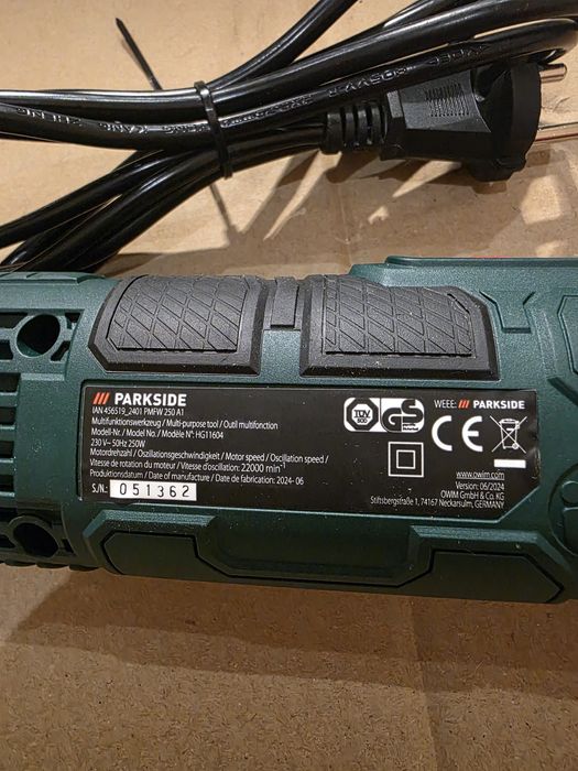 Мультитул (реноватор) PARKSIDE PMFW 250 A1.