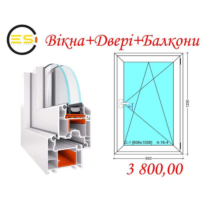 ‼️за 4 ДНІ, VEKA, WDS, EKIPAZH Вікна, Металопластикові вікна, Виноси