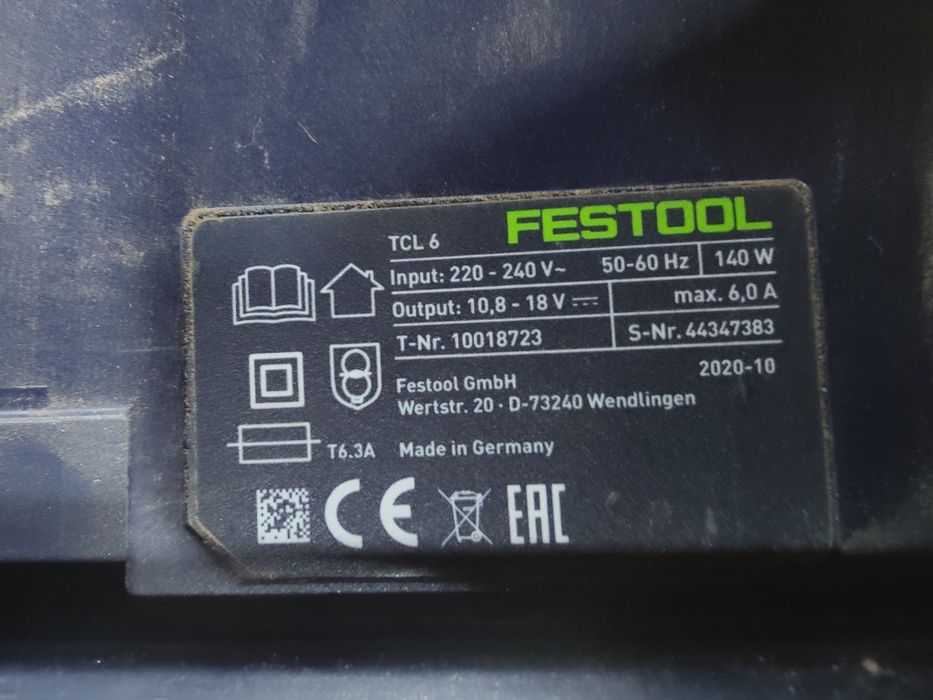 Festool Зарядка TCL6, АКБ 4а,