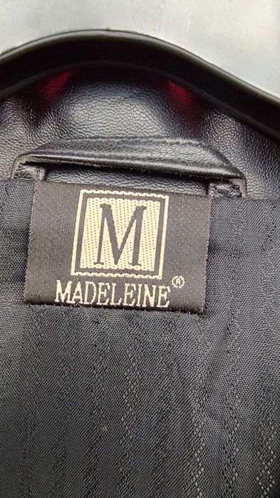 Шкіряна шкіра кожа куртка від Madeleine оригінал не Prada