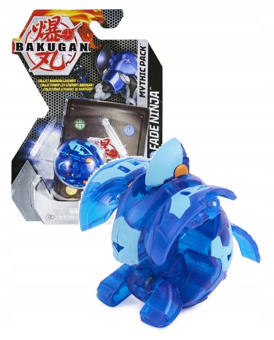 Bakugan Fade Ninja + karty Nowy Zestaw + Dragonoid Oryginalna zabawka