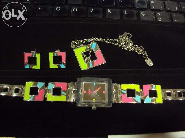 Conjunto Swatch Bijoux