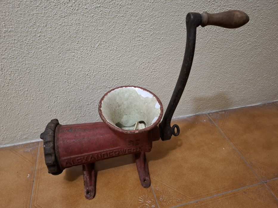 Trituradora de Carne de talho antigo