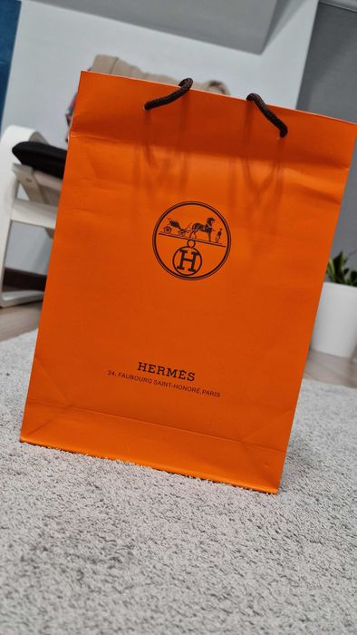 Pasek Hermes klamra złota męski