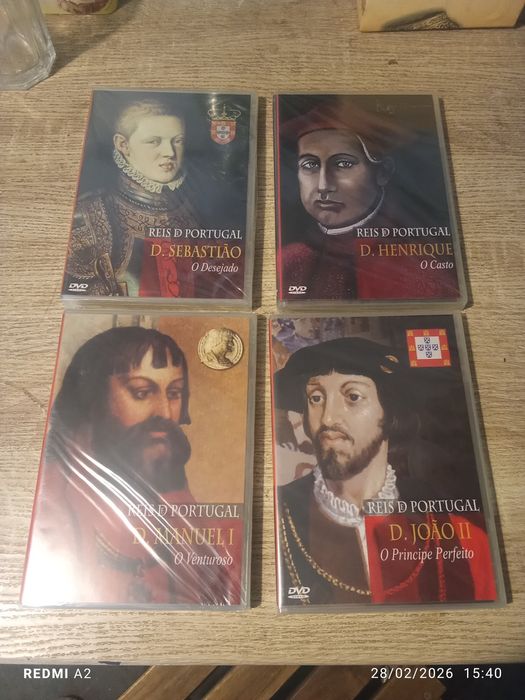 DVD série de Reis de Portugal
