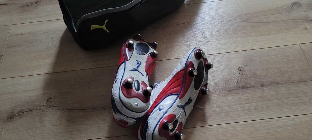 Korki Puma King finale SG wkręcane, metal, rozmiar 40 1/2! Stan bdb!