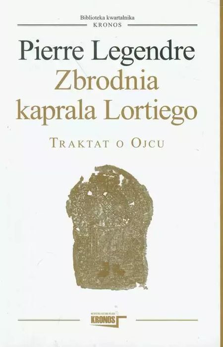 Zbrodnia Kaprala Lortiego  Pierre Legendre