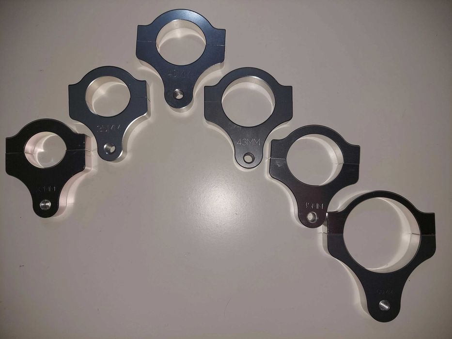 Braçadeira amortecedor direção suporte direcção motociclo moto camiao
