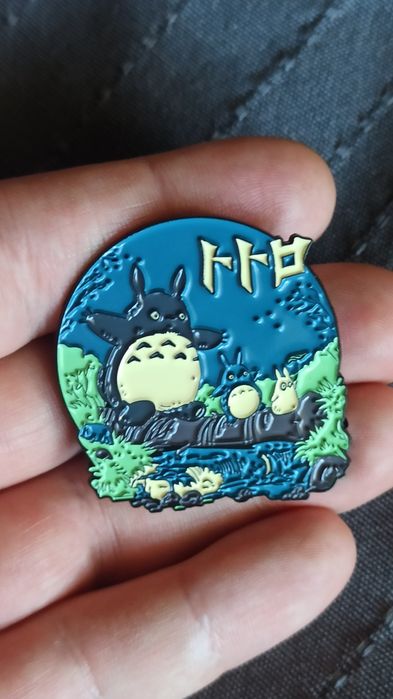 Мой сосед Тоторо кот аниме Хаяо Миядзаки значки anime totoro брошка