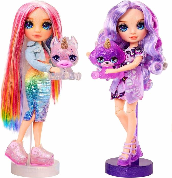 Нові Rainbow High Slime. Рейнбоу Хай слайм: Амая, Вайолет