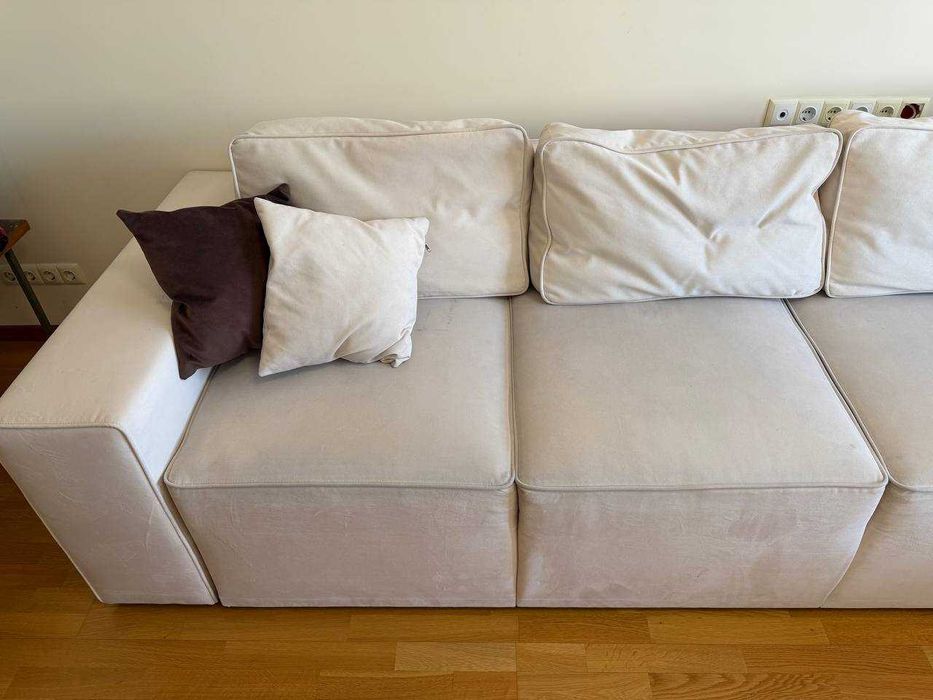 Кутовий диван Марко L 340x160см розкладний, оббивка велюр, м.Шулявська