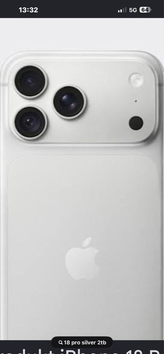 Iphone 18pro 2Tb silver Sklep Wroclaw