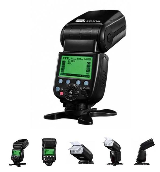 Flash Canon Pixel X800C na caixa e bolsa como novo,TEMOS Outros Flashs