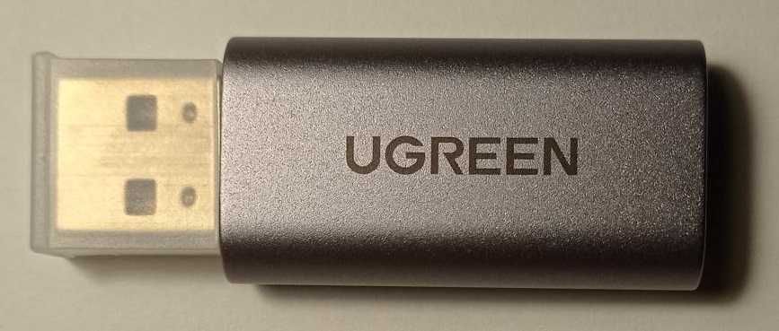 Зовнішня звукова карта Ugreen CM383 USB - 3.5 мм TRRS 24 біт 96 кГц