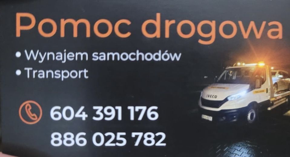 Pomoc drogowa/wynajem…podejmę stałą współpracę