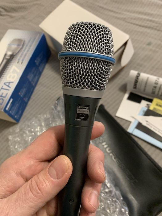 Shure beta 87a Не ev, rcf,   Новий в упаковці.  .