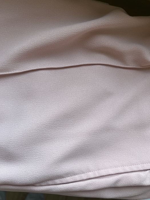 lekkie różowe eleganckie spodnie Zara S ubrane raz