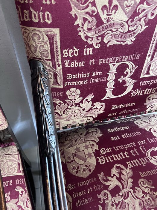 XIX-XXwiek  Para foteli w stylu angielskim - do gabinetu , kancelarii