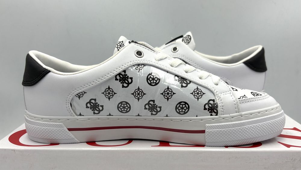‼️Nowe oryginalne trampki sneakersy GUESS Gransin2 białe 37 AZ 177