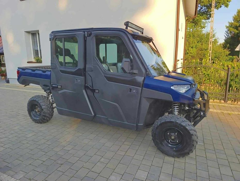 Polaris Ranger Crew 6 Miesc Kabina Ogrzewanie Blokady Reduktor.