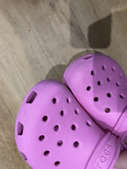 Тапки шльопанці сабо J3 Crocs Pink Originaj 35р 22см Крокс