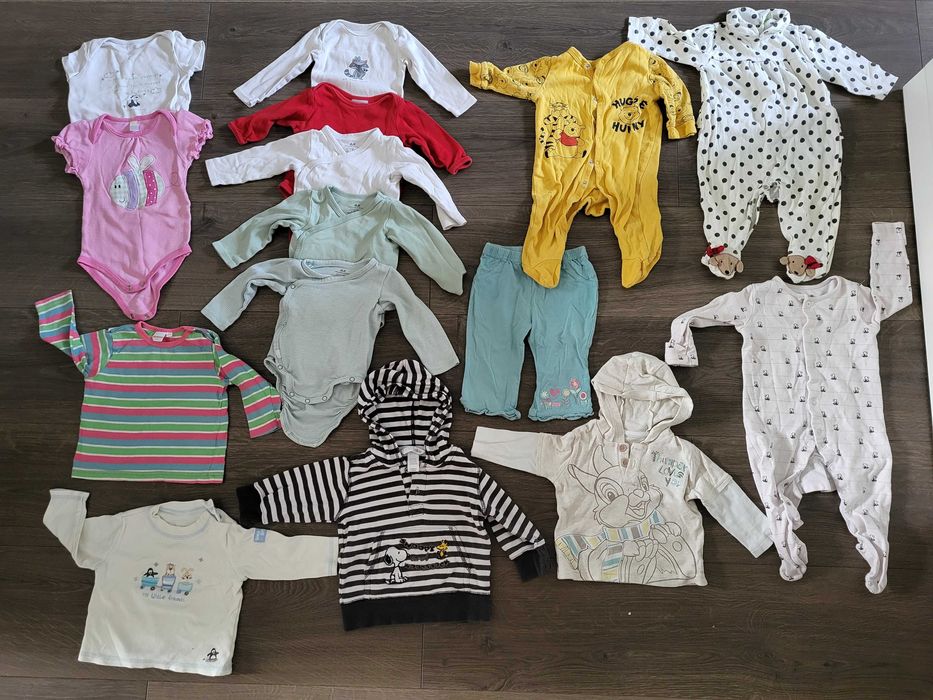 15szt paka ubrań rozmiar 68 dla dziewczynki