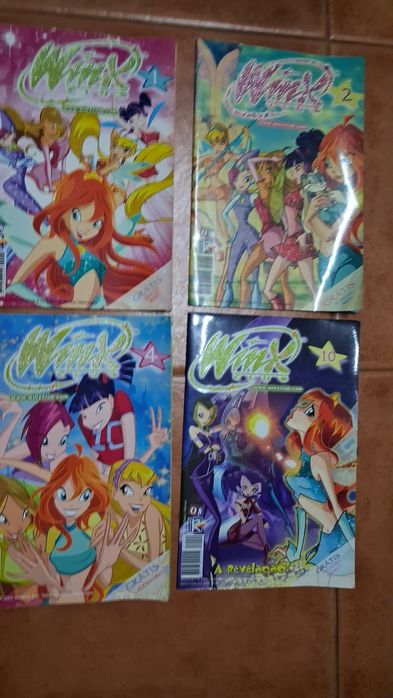 Lote dec4 revistas da Wink banda desenhada