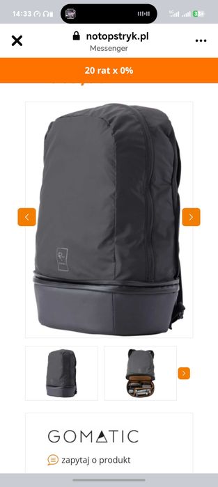 Plecak Gomatic Peter McKinnon Cube Pack 21L