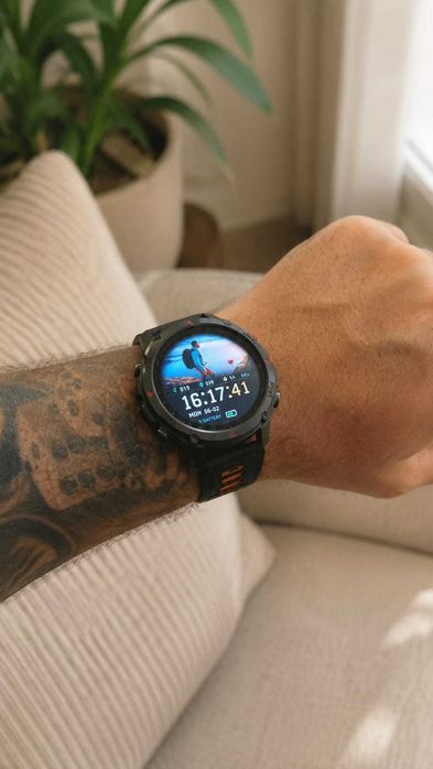 Smartwatch T-Rex 3 GPS | Chamadas Bluetooth | +100 Modos Desportivos | Novo
