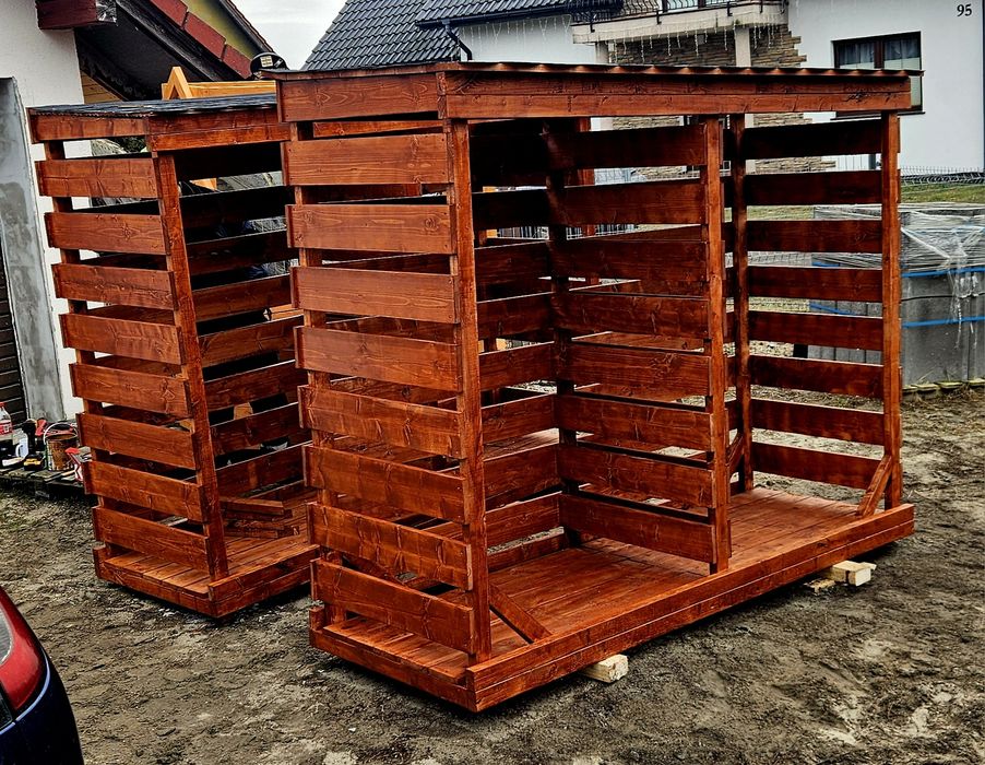 Drewutnia wiata domek ogrodowy