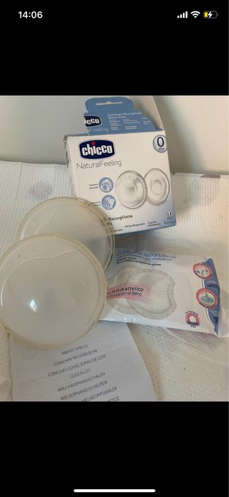 Conchas coletoras de leite chicco