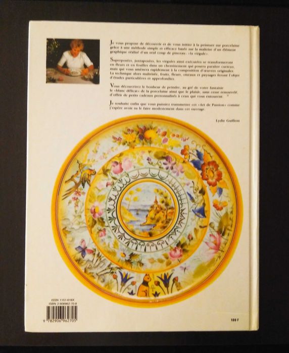 Lydie Guillem - Découvrir et s'initier à la peinture sur porcelaine