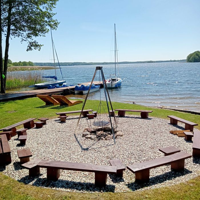 Domki z własną linią brzegową Mazury