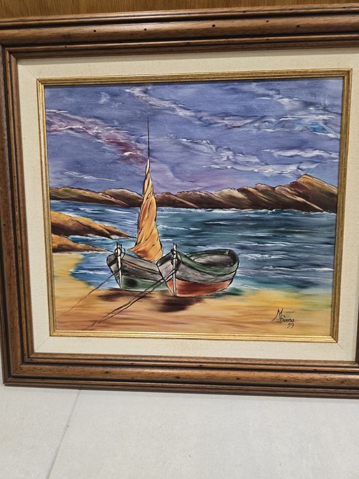 Quadro pintado à mão