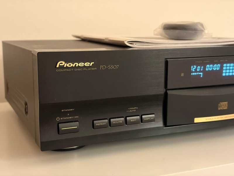 Pioneer PD-S507 Stable Platter – CD Player Hi-Fi + comando e manual