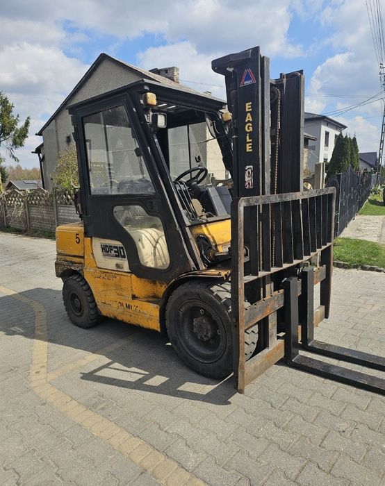 Wózek widłowy EAGLE HALLA Nissan HDF30 3300mm 3t LPG 3 sekcje Transport