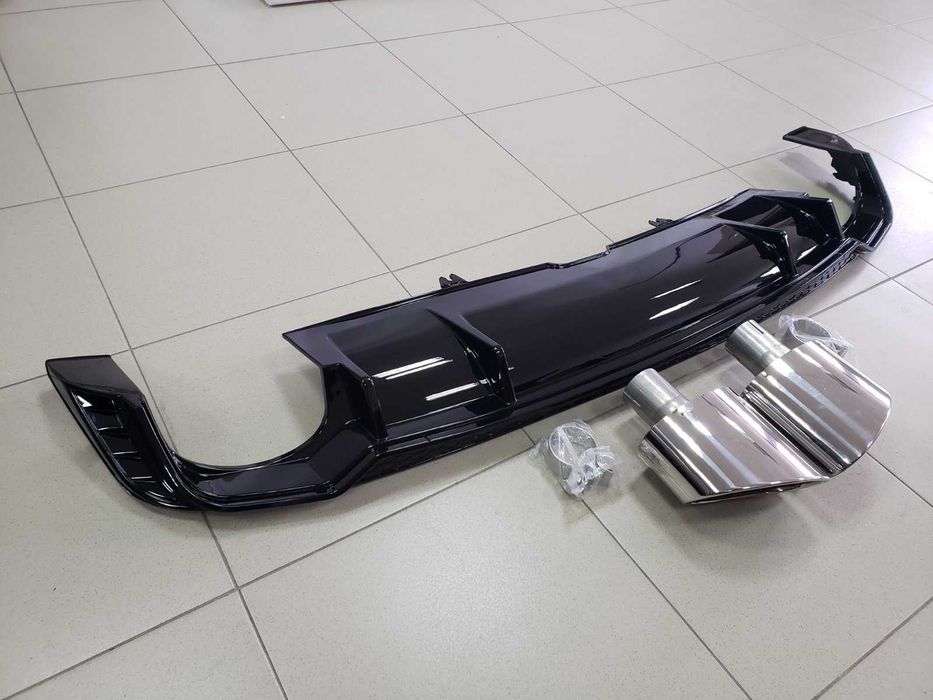 Диффузор на Audi А3 А4 А5 A6 A7 | в стиле RS