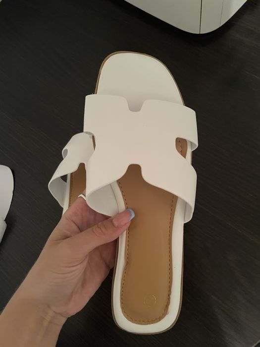 Шльопки/шльопанці під Hermes, 38 розмір