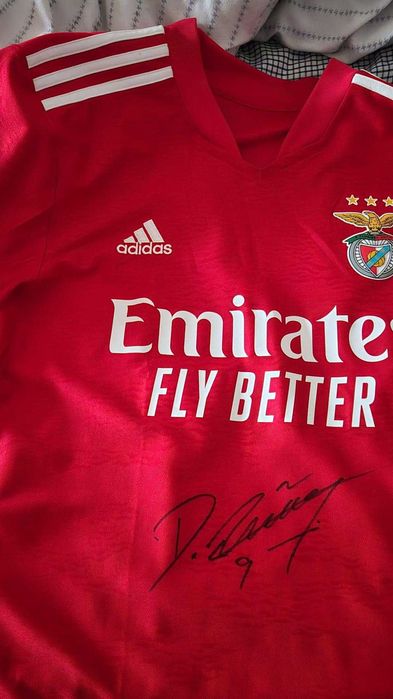 Camisola em perfeitas condições assinada pelo craque Darwin Nunez