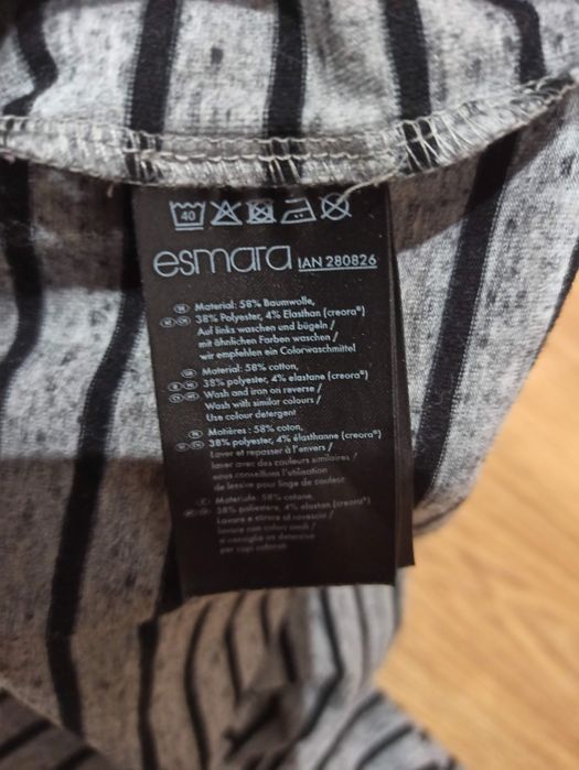 Cienka sukienka ciążowa w paski 36/38 Esmara