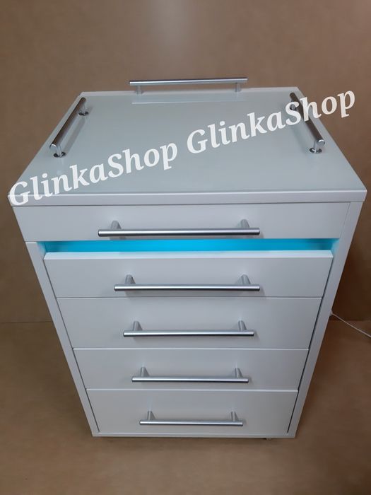 Зі стерилізатором Тумба з УФ лампою Візок Подолога Манікюрна Педикюрна