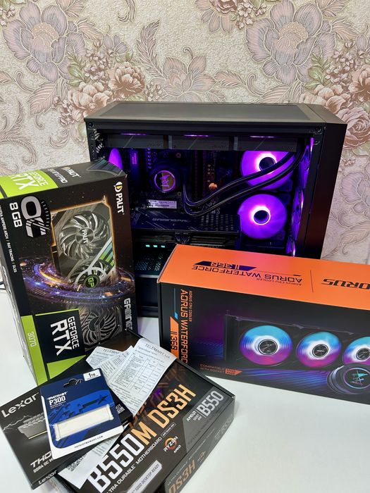 ГАРАНТИЯ! Игровкой ПК 3070Ti|5 5600|32GB|B550|M.2 1TB|650W Компьютер