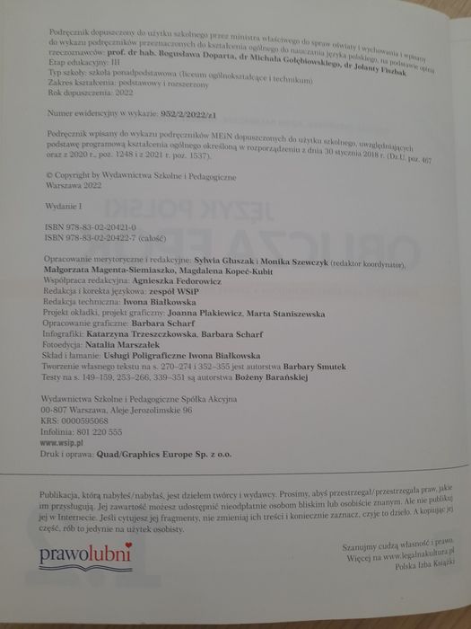 Oblicza epoki klasa 1 część 1 i 2 zakres podstawowy i rozszerzony